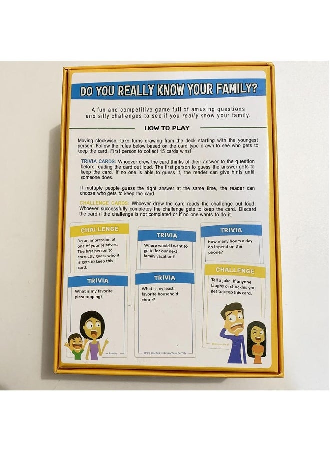 Do You Really Know Your Family? A Fun Family Game Filled With Conversation Starters And Challenges - Great For Kids Teens And Adults