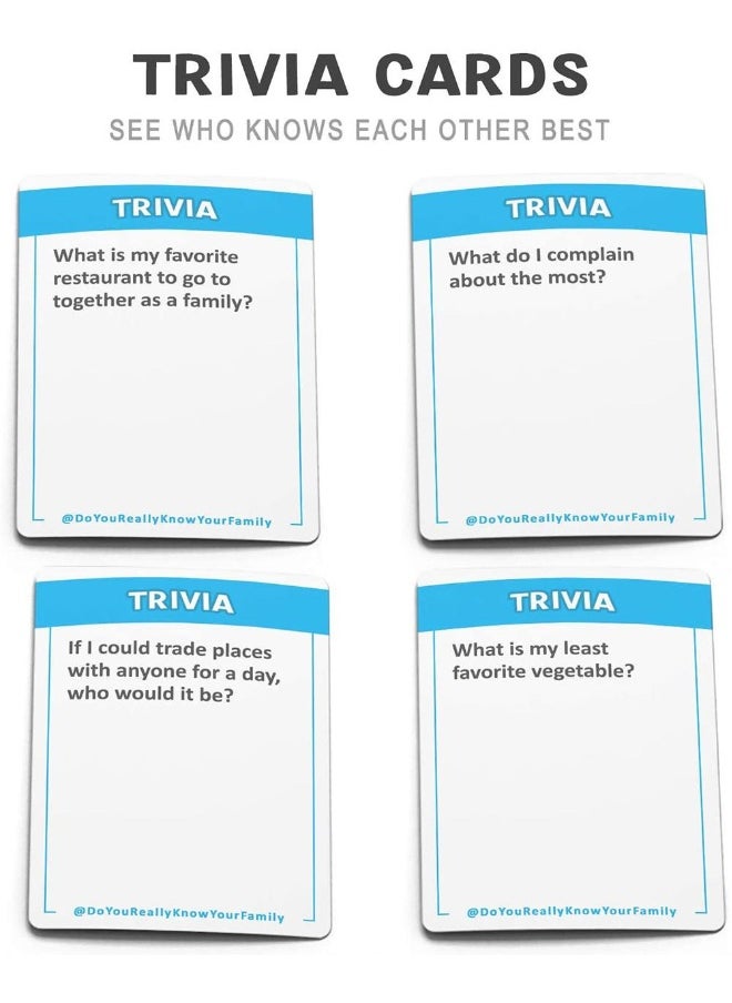 Do You Really Know Your Family? A Fun Family Game Filled With Conversation Starters And Challenges - Great For Kids Teens And Adults