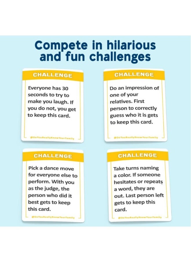 Do You Really Know Your Family? A Fun Family Game Filled With Conversation Starters And Challenges - Great For Kids Teens And Adults