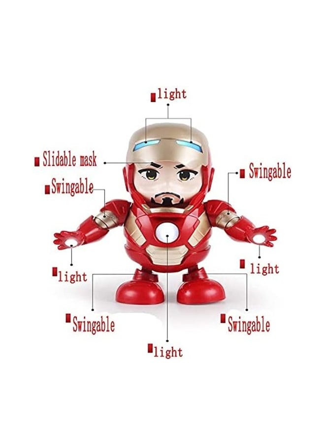 Singing Dancing Iron Man Electric Robot Children Toy
