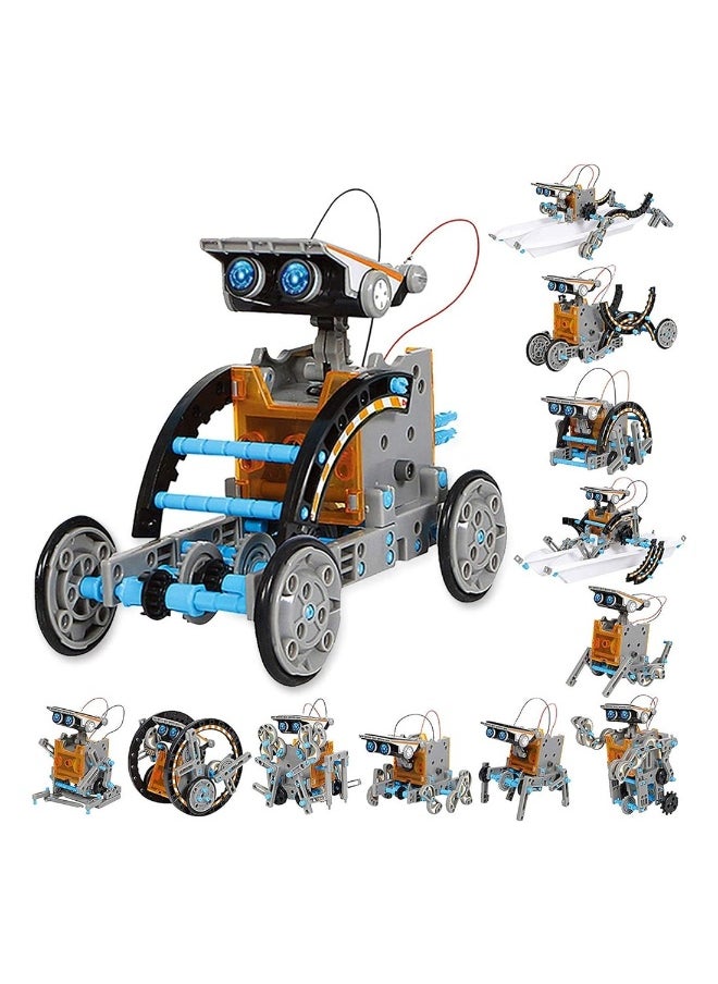 12-In-1 Education Solar Robot Toys DIY Building Science Experiment Kit Solar Powered by The Sun