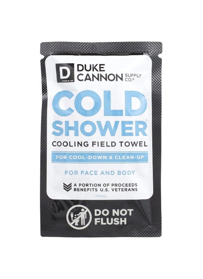 Duke Cannon Supply Co., Cold Shower®, Face & Body Wipes, 15 Field Towels