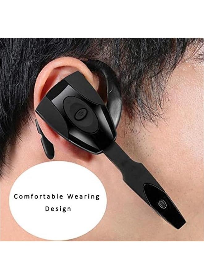 Headset, V5.0 Single Ear Bluetooth Headset with Noise Canceling Mic, Ultralight Rechargeable Cell Phone Earpiece Hands for Business Office Driving Sporting
