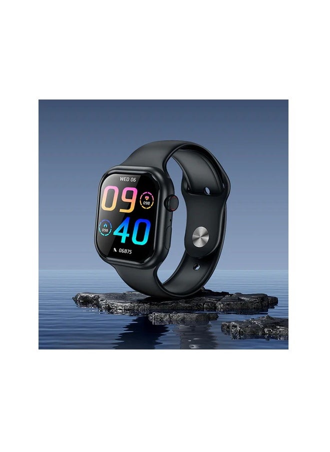 Smart watch HOCO Y23 - Sports Calling Edition, 2.02-inch Smooth Screen Bluetooth V5.0, Supports Sleep Monitoring, Heart Rate Monitoring, Physical Activity Monitoring, Sedentary Reminder - Black