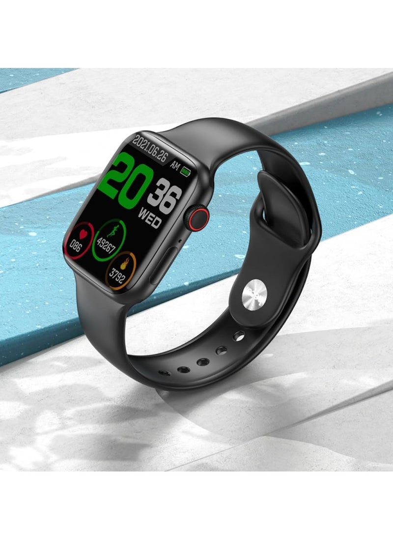 Smart watch HOCO Y23 - Sports Calling Edition, 2.02-inch Smooth Screen Bluetooth V5.0, Supports Sleep Monitoring, Heart Rate Monitoring, Physical Activity Monitoring, Sedentary Reminder - Black