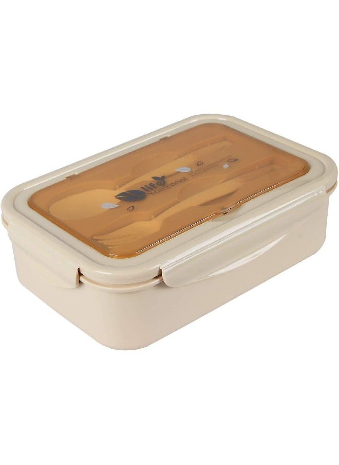 Kitchen Household Portable Three-Compartment Lunch Box