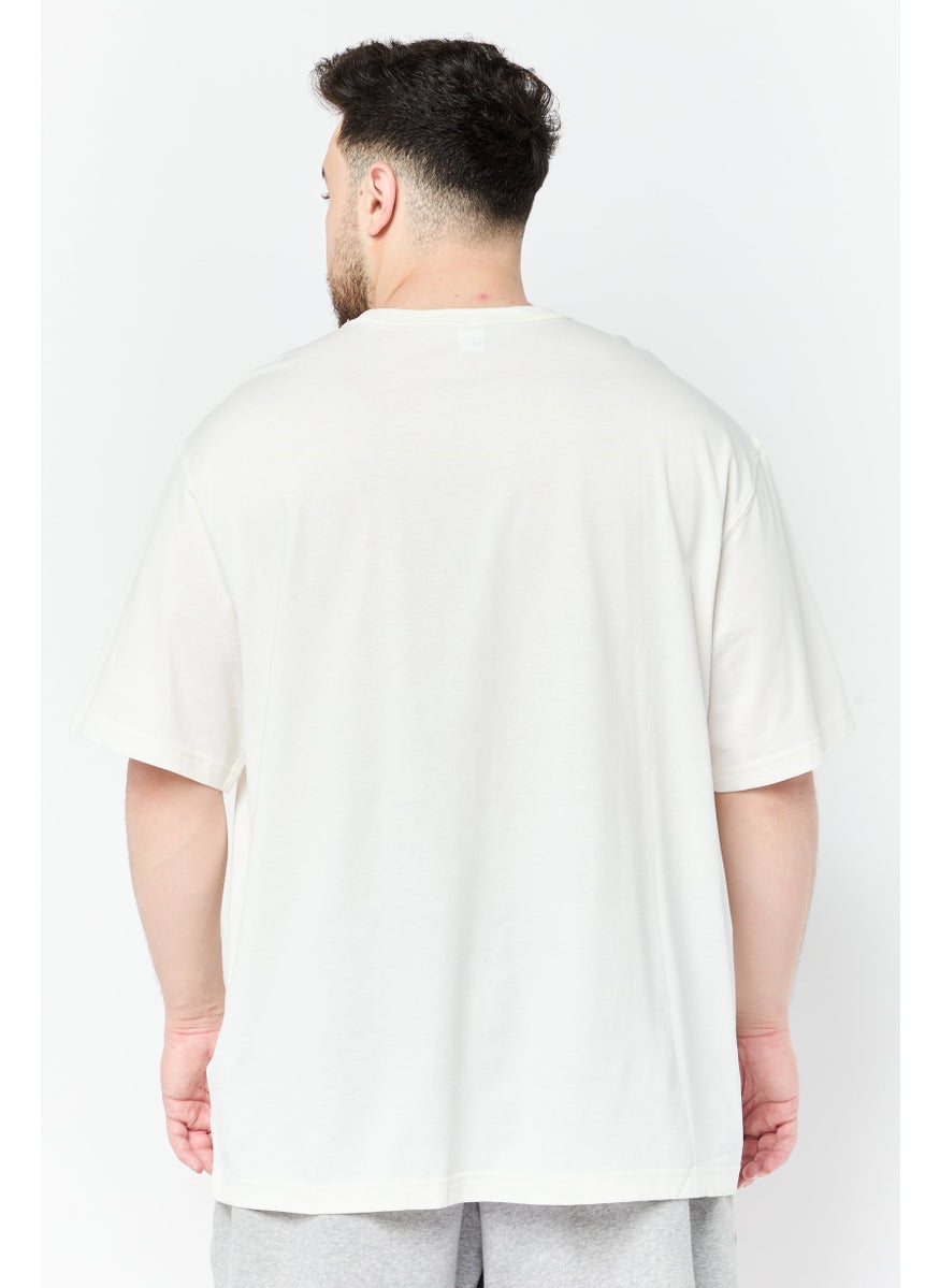 Men Sportswear Fit Short Sleeve Training T-Shirt, White