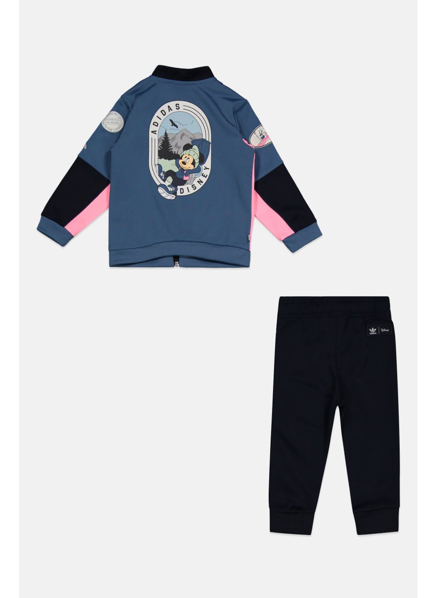 Toddlers Boy 2 Pieces Disney Tracksuit Set, Black Combo
