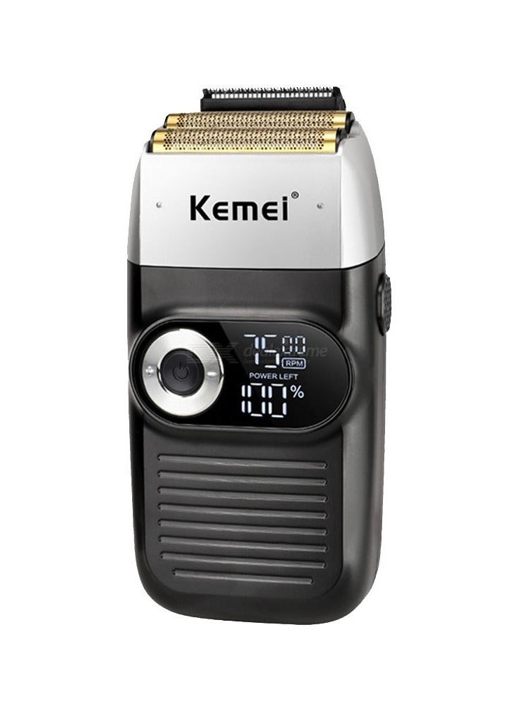 KM-2026 Professional Hair Straightening And Shaving Machine With Digital Screen (Saudi Version)