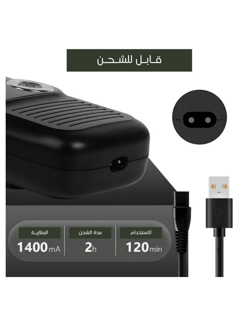 KM-2026 Professional Hair Straightening And Shaving Machine With Digital Screen (Saudi Version)