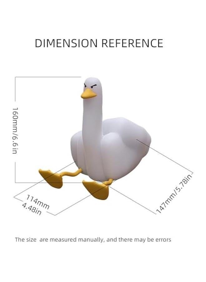 Duck LED Night Light for Kids Room, Nursery, Bedroom, Silicone Lamp Finger Duck Clapping Lamp Gift for Baby Boys,Girls