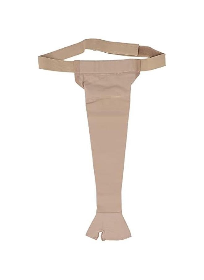 Elastic Arm Sleeve, Right/Left Hand Breathable Polyurethane Support Arm Sleeve Swelling Support Lymphedema Compression Brace(M-Right Hand)