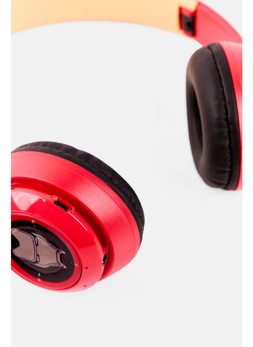 Marvel Iron Man Bluetooth Wireless Headphones, Red