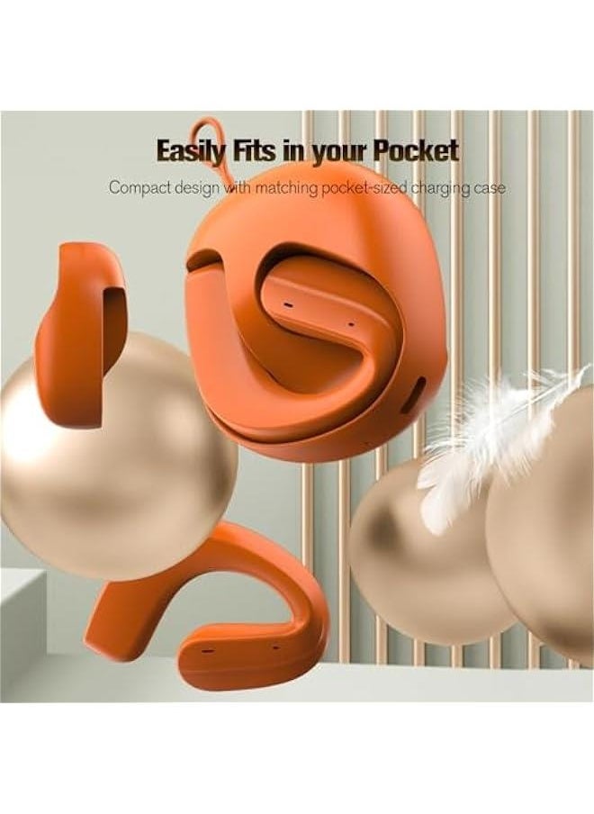 Open Owls Hanging Earphones 5.4 Bluetooth Open Ear Earbuds Out of Ear Headphones Outside Ear Wireless Earless Headphones Bluetooth Open Ear Hanging Headset Bone Air Conduction Earbuds Over The Ear