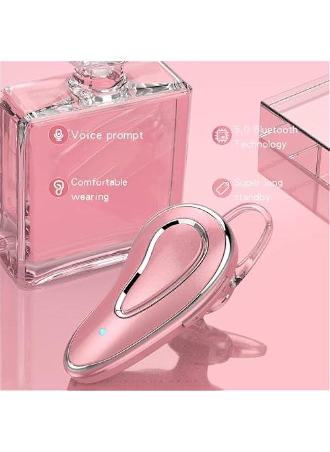 Bluetooth Microphone Headset with Mic Wireless Bluetooth Phone Earpiece for Cell Phone Ear Pieces Headset for Phone Calls Wireless Single Earpiece with Mic for Work Hands Free