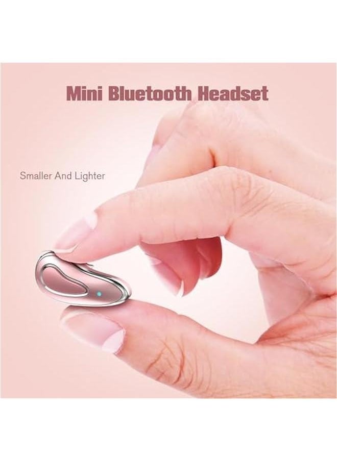 Bluetooth Microphone Headset with Mic Wireless Bluetooth Phone Earpiece for Cell Phone Ear Pieces Headset for Phone Calls Wireless Single Earpiece with Mic for Work Hands Free