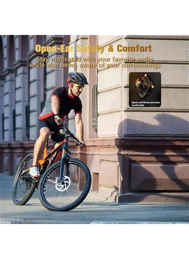 Wireless Open Ear Over The Ear Earbuds with Portable Small Bluetooth Speaker Mini Speakers Bluetooth Wireless Kids Bone Conduction Headphones Earbuds Open Ear Buds Out of Outside The Ear