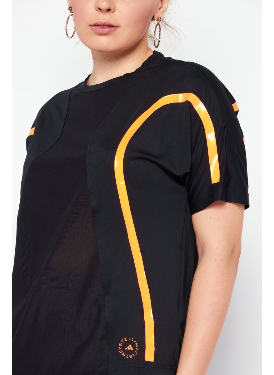 Women  Sportswear Fit Short Sleeve Training T-Shirt, Black Combo