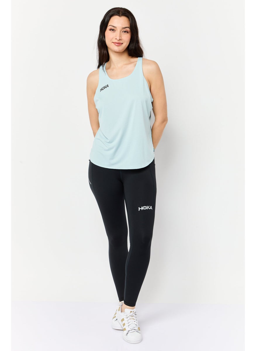 Women Sportswear Fit Sleeveless Outdoor Tank Top, Sage Green