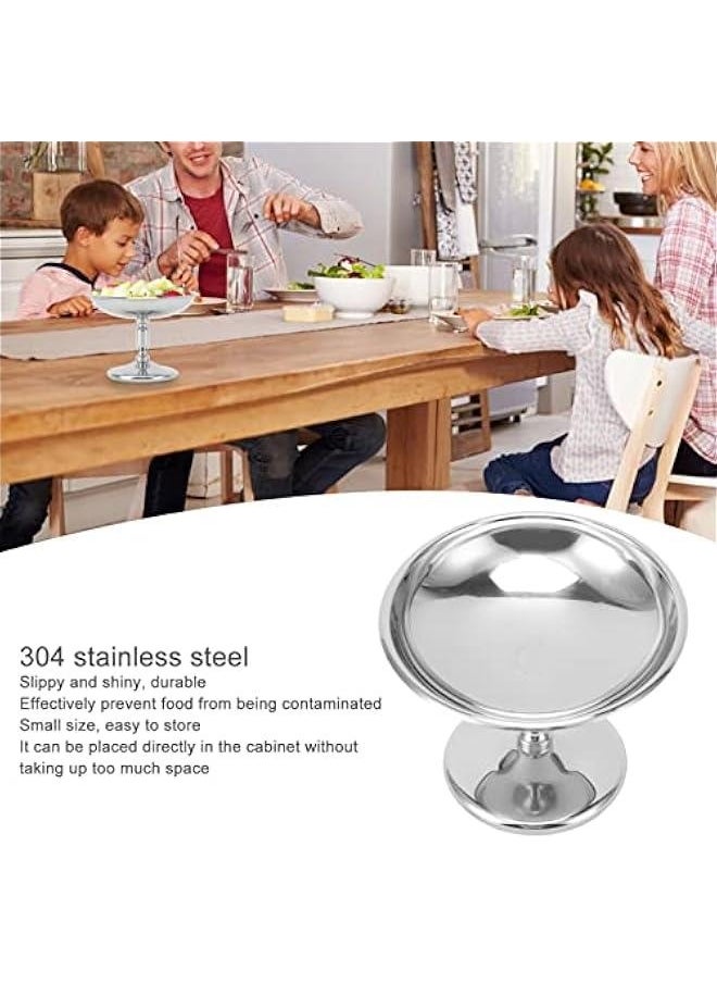Stainless Steel Bowl, Dessert Bowl Sauce Bowls, Ice Cream Fruit Snack Candy Cup, Appetizer Plates Serving Portion Cup, Reusable Pudding Cups Salad Dessert Holder