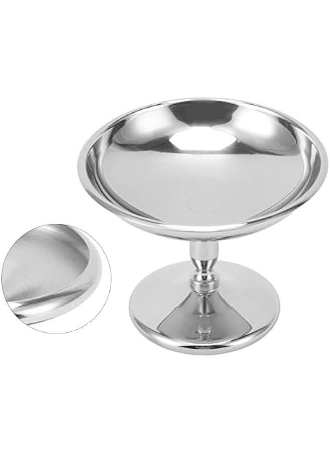 Stainless Steel Bowl, Dessert Bowl Sauce Bowls, Ice Cream Fruit Snack Candy Cup, Appetizer Plates Serving Portion Cup, Reusable Pudding Cups Salad Dessert Holder