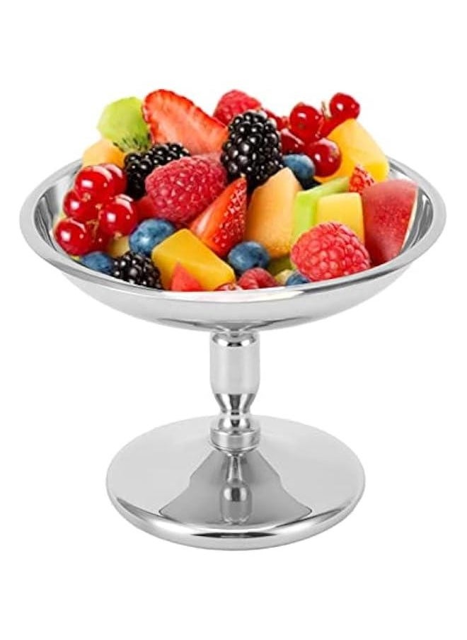 Stainless Steel Bowl, Dessert Bowl Sauce Bowls, Ice Cream Fruit Snack Candy Cup, Appetizer Plates Serving Portion Cup, Reusable Pudding Cups Salad Dessert Holder
