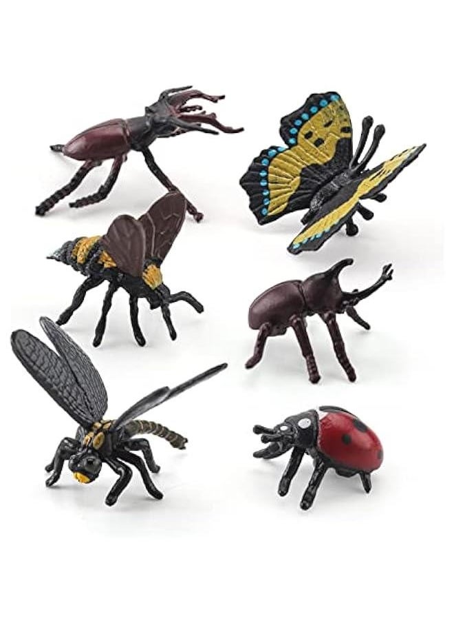 Insects Figures Toys - Figurines Set with erfly Scorpion Centipede -  Party School Project Children Education Gift for Kids Toddlers