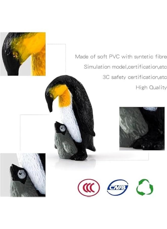 20PCS Arctic Animals Figurine Penguins and Polar Animals Figurine playset  Birthday Party Supplies Decor for Cake