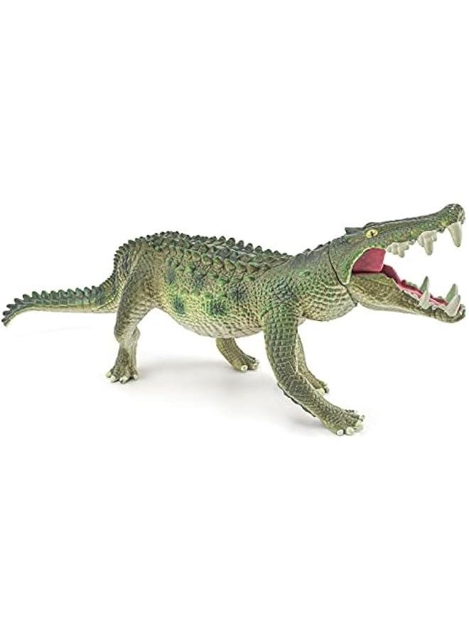 9 Inch Alligator Toy Figure Large Realistic Crocodile Action Figures Alligator Party Favors Crocodiles Cake Toppers for Kids Toddler