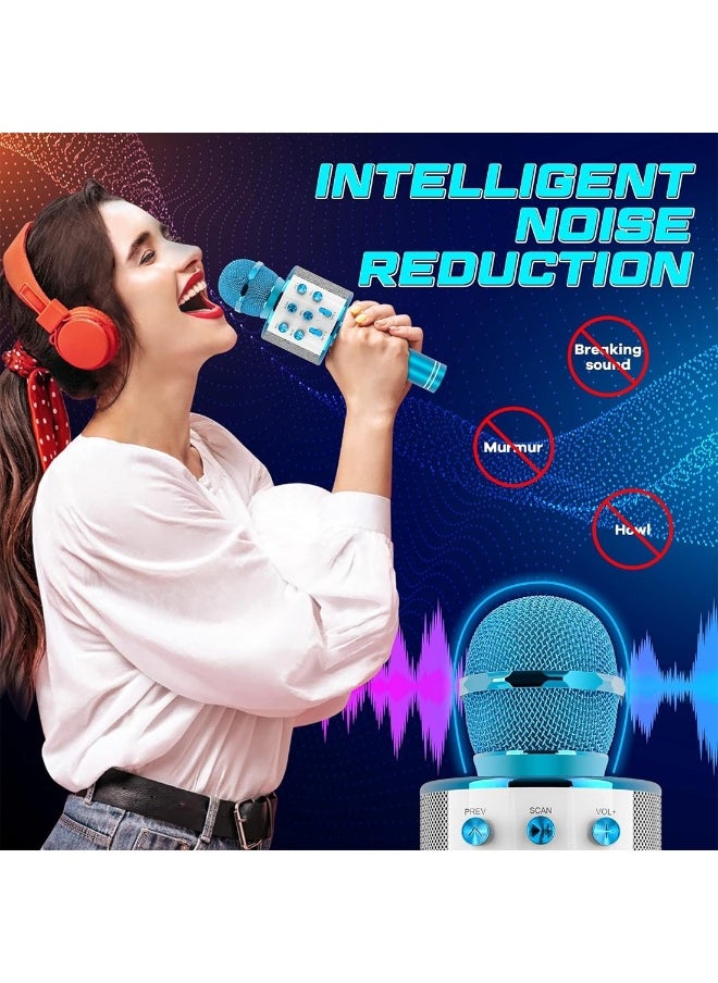 Present Microphone For Kid Toy Microphone Speaker Bluetooth Microphone Blue