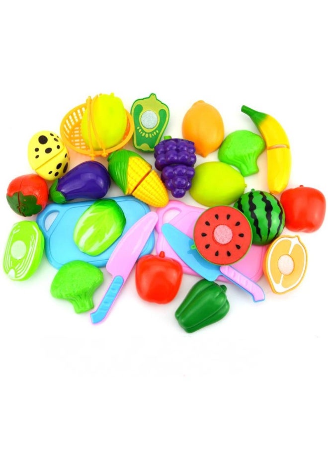 18 Pcs Creative Kitchen Pretend Play Toy Set With Non-toxic Material for Kids