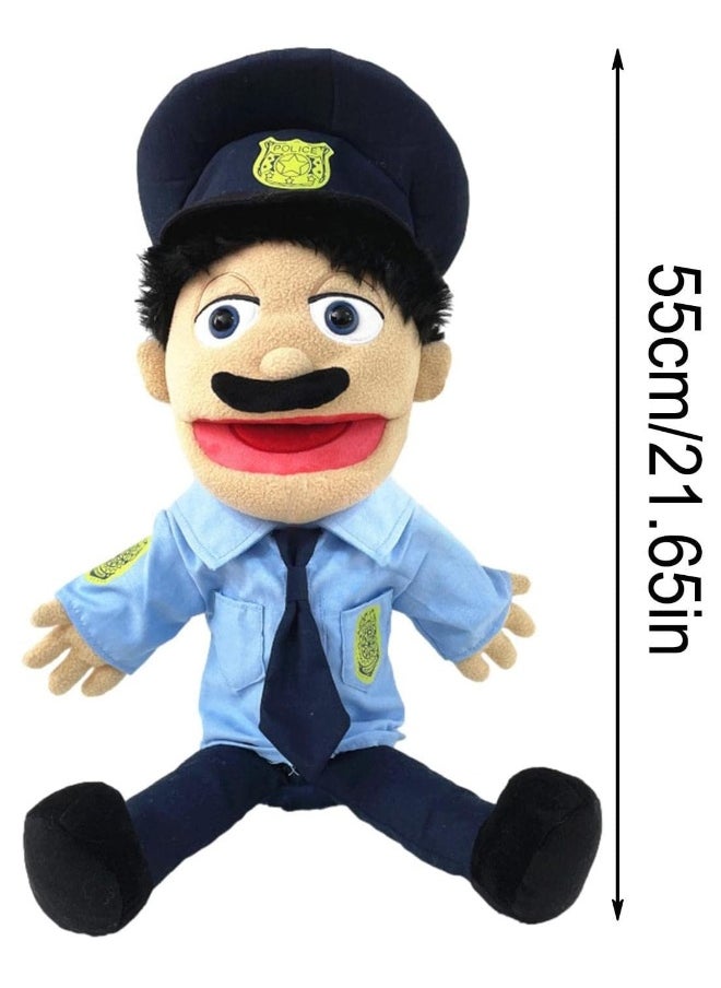 Jeffy Feebee Series Puppets Police Plush Toy 55Cm