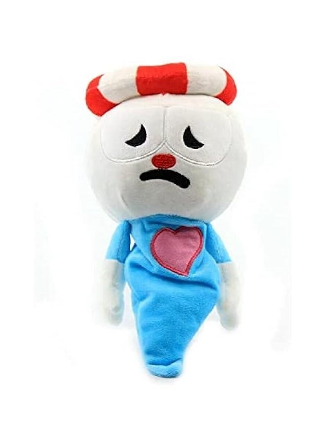 Cuphead Plush Toys 8pcs/Set Cuphead Mugman Family Mecup and Brocup Devil Boss Legendary Chalice King Dice Sunflower Ms. Chalice Mermaid Cagney Carnantion 8-13 Inches
