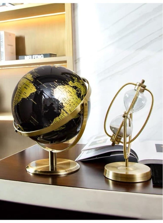 23Cm Metal Bracket Globe Geography Teaching Supplies Home Decoration