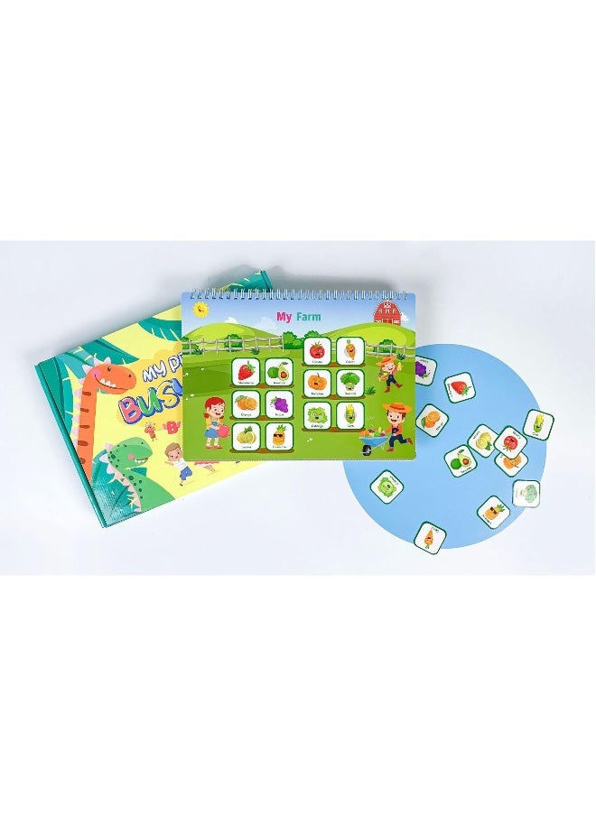 Children's Busy Book Early Education Cognition Tearing Pasting Flipping Through Books Enlightenment And Quiet Books