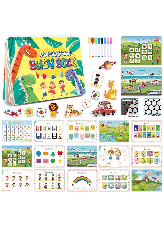 Children's Busy Book Early Education Cognition Tearing Pasting Flipping Through Books Enlightenment And Quiet Books