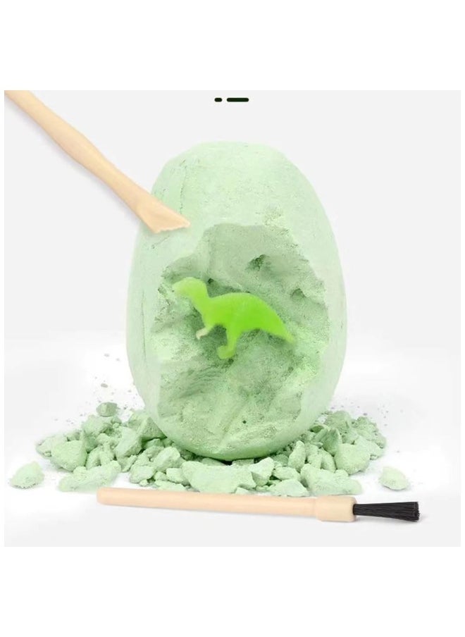 12 Pack Glow In The Dark Dinosaur Excavation Kit For Kids Educational STEM Fossil Digging Egg Activity Dig Up And Discover Real Dino