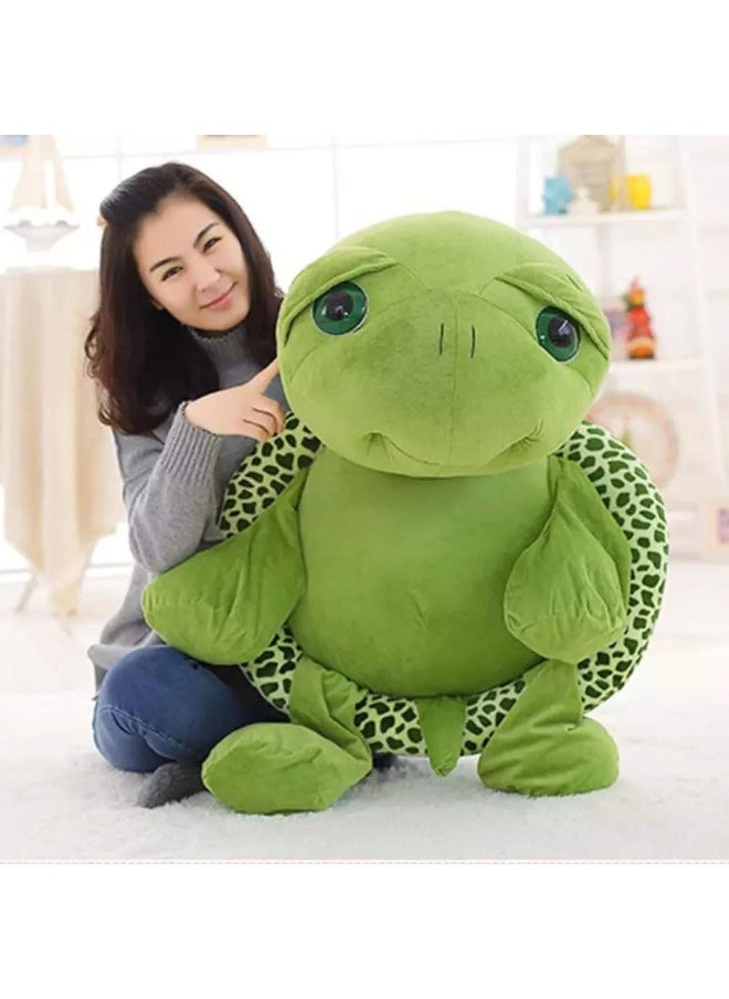 100cm Green Big Eyed Turtle Cute Plush Doll