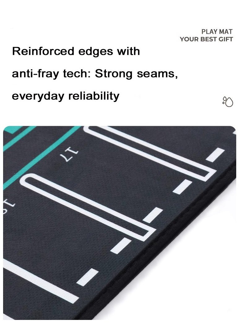 Traffic-Themed Educational Playmat Rug Carpet Crawling Floor Mat for Kids (Size 80cm×120cm/32x47)