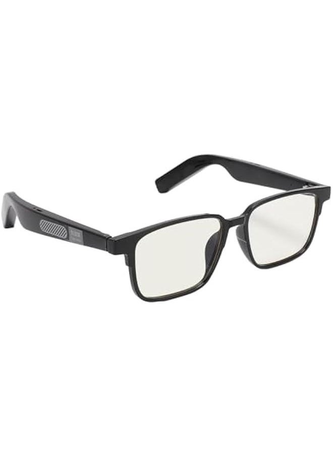 Smart Glasses, IP5 Waterproof Open Ear Sound Sunglasses with Dual Microphones, 5.3 Voice Control Uni Smart Audio Glasses for Driving, Sports, Study (Individual