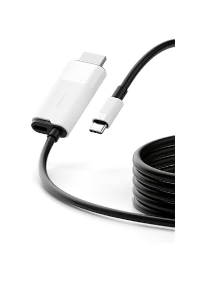 Switch Dock for Nintendo Switch OLED, USB C to HDMI Cable Adapter with 4K@60Hz HDMI, 100W Power Delivery, Type-C to HDMI Adapter for Laptop, Tablet, SteamDeck, ROG Ally (White 60Hz)