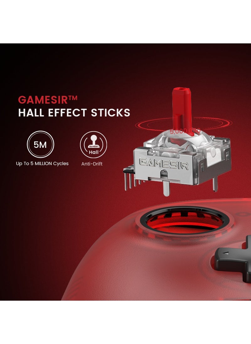 Professional Gamepad GameSir T7 Wired Game Controller with Hall Effect Joysticks, Plug and Play Gaming Gamepad for Xbox Series X|S, Xbox One, Windows 10/11  Steam, 3.5mm Audio Jack Sapphire Blue