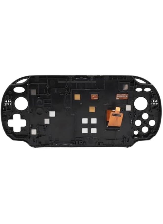 Black LCD Display Replacement for PS Vita for PSV 1000 1001 PCH 1001 PCH 1101, Professional Game Console Digitizer Glass Assembly with Frame Combo