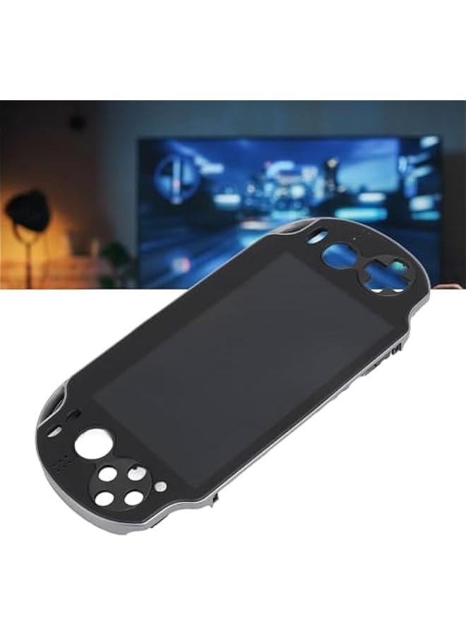 Black LCD Display Replacement for PS Vita for PSV 1000 1001 PCH 1001 PCH 1101, Professional Game Console Digitizer Glass Assembly with Frame Combo