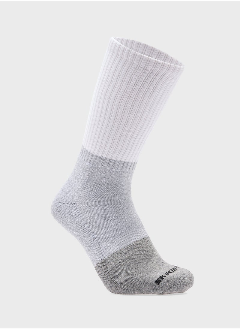 3 Pack Terry Crew Socks
