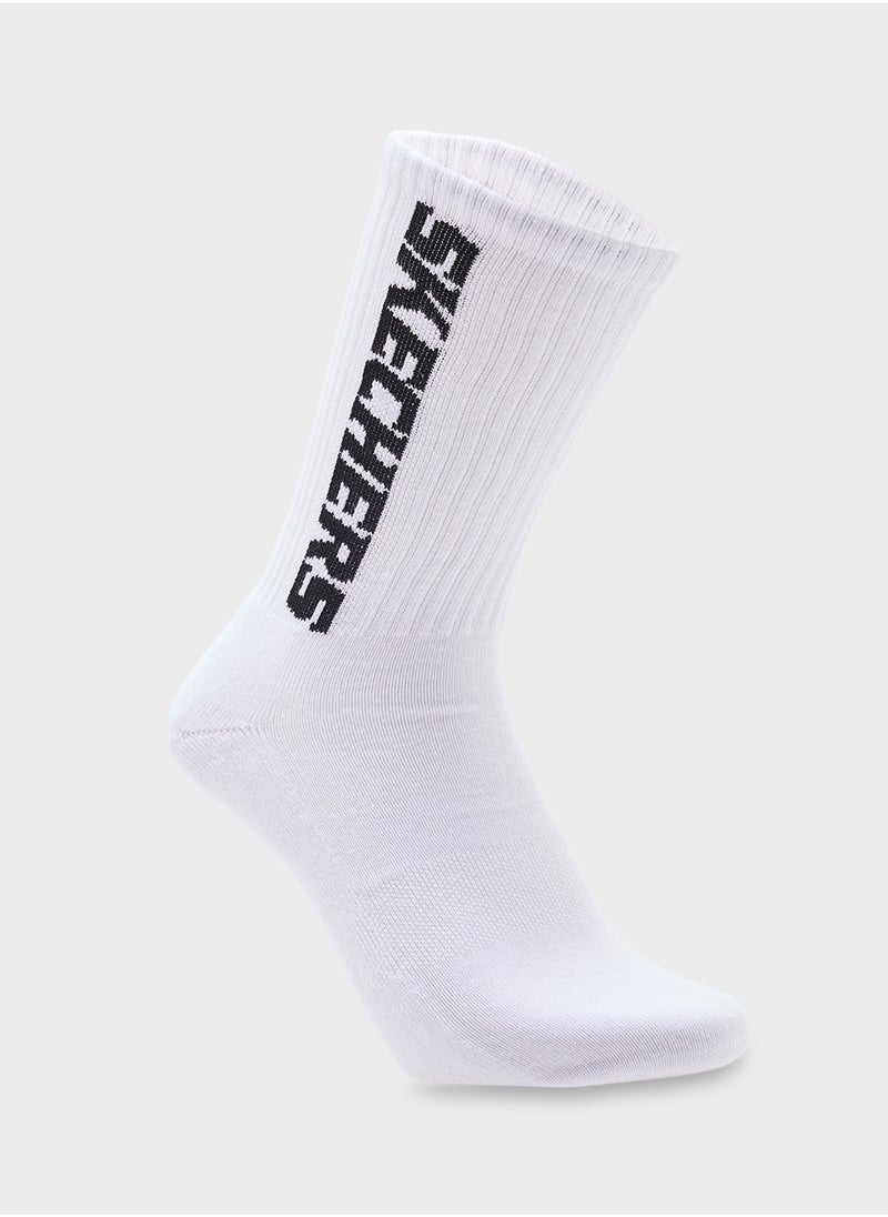 3 Pack Terry Crew Socks