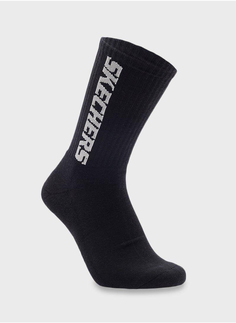 3 Pack Terry Crew Socks