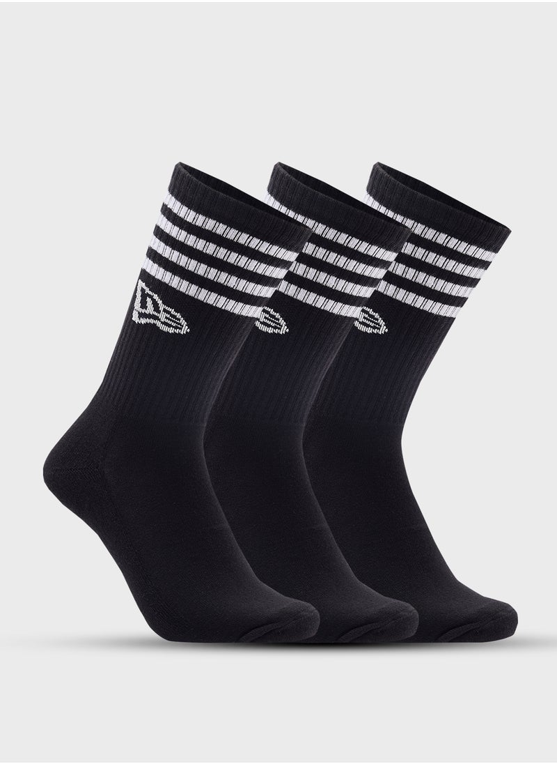 Stripe Crew Socks