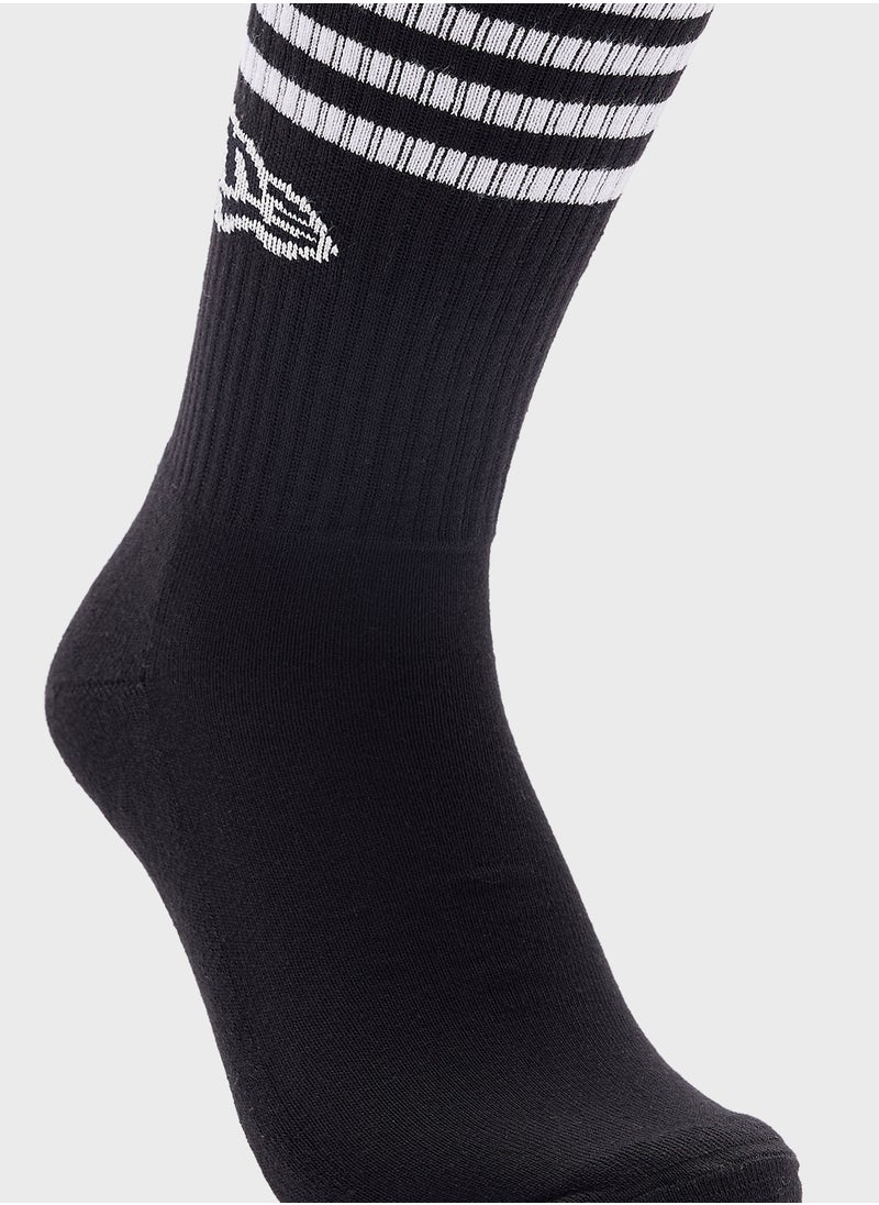 Stripe Crew Socks