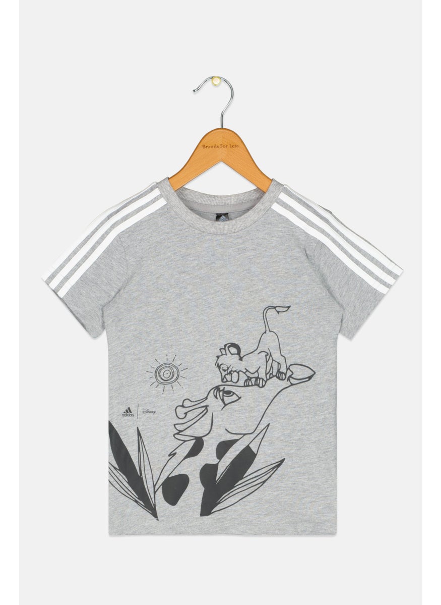 Adidas Originals x Disney Toddlers Boy Short Sleeves Outdoor T-Shirt, Grey